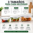 Kit con 15 Frascos Herméticos de Vidrio + 10 Vasos de Vidrio Aruba [¡ÚLTIMAS UNIDADES EN STOCK!]